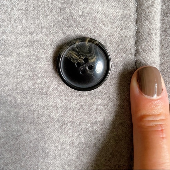 🩶 H&M GREY WOVEN STITCHED FALL JACKET! - Picture 10 of 16